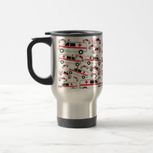 Mug De Voyage Motif ambulancier