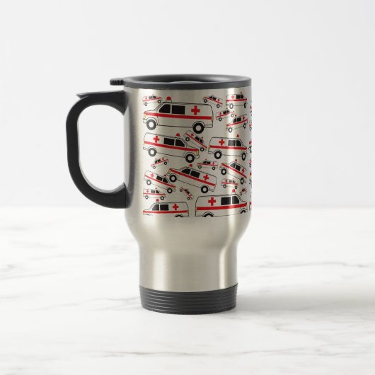 Mug De Voyage Motif ambulancier (Gauche)
