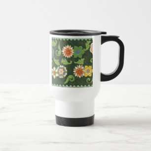 Mug De Voyage Motif antique cloisonné chinois : Vert Jade