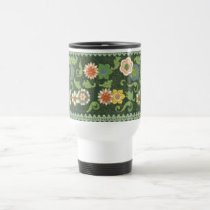 Mug De Voyage Motif antique cloisonné chinois : Vert Jade