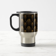 Motif Art Déco Or — Géométrique Élégant Vintage