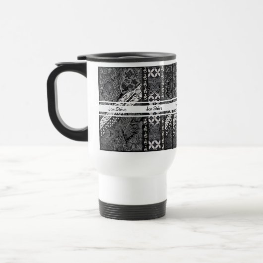 Mug De Voyage Motif BATIK moderne (Gauche)