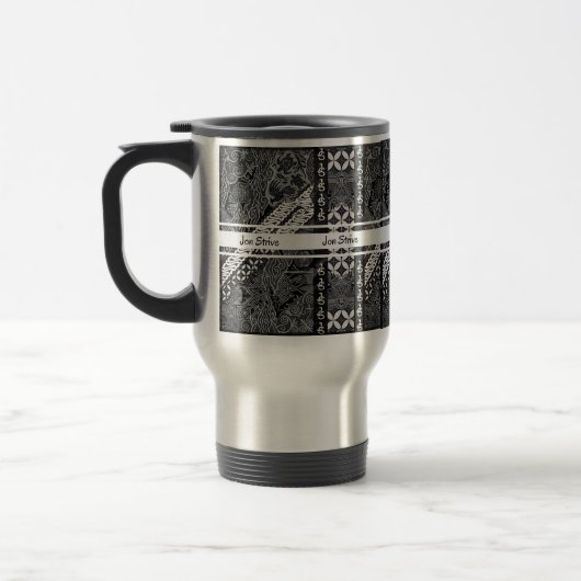 Mug De Voyage Motif BATIK moderne (Gauche)