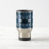 Mug De Voyage Motif bleu et blanc (Centre)