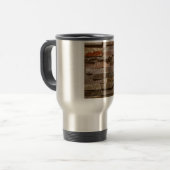 Mug De Voyage Motif bronzage/brun léger de briques (Devant gauche)
