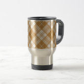 Mug De Voyage Motif Brown Tartan blanc yxm0uat9 (Devant droit)