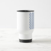 Mug De Voyage Motif classique En vichy bleu coché (Centre)
