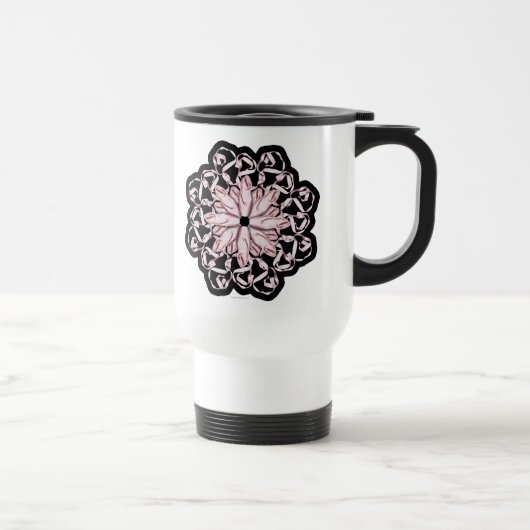 Mug De Voyage Motif de ballet (rose) (Droite)