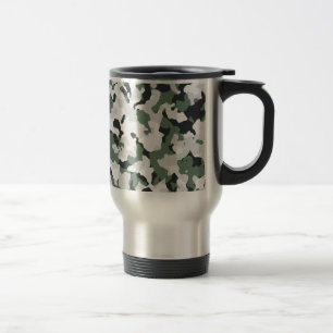 Mug De Voyage Motif de camouflage vert
