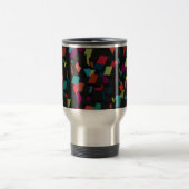 Mug De Voyage Motif de cube géométrique abstrait tendance (Centre)