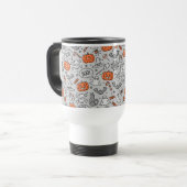 Mug De Voyage Motif de doodle pour les enfants mignons Halloween (Devant gauche)