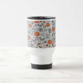 Mug De Voyage Motif de doodle pour les enfants mignons Halloween (Centre)