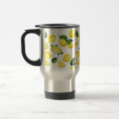Mug De Voyage Motif de fruits aux citrons jaunes (Gauche)