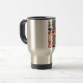 Mug De Voyage Motif de gribouillage (Devant gauche)