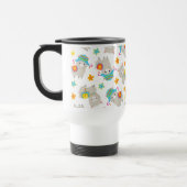 Mug De Voyage Motif De Llamas, Cute Llamas, Alpacas, Fleurs (Gauche)