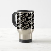 Mug De Voyage Motif de New York White (Devant gauche)