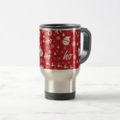 Mug De Voyage Motif de Noël (Devant droit)