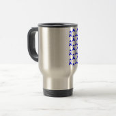 Mug De Voyage Motif de ruban bleu (Devant gauche)