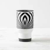 Mug De Voyage Motif de texture d'impression de peau de zèbre (Centre)