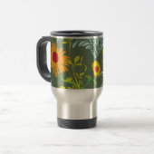 Mug De Voyage Motif de tournesols (Devant gauche)