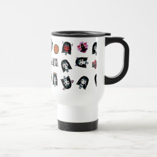Mug De Voyage Motif d'Emoji d'enchanteresse du peloton de