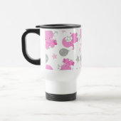 Mug De Voyage Motif Des Eléphants Roses, Eléphants Mignons, Étoi (Gauche)