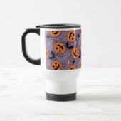 Mug De Voyage Motif d'Halloween violet Jack-O-lanterne (Gauche)
