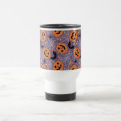 Mug De Voyage Motif d'Halloween violet Jack-O-lanterne (Centre)
