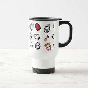 Mug De Voyage Motif du peloton Diablo Emoji de suicide