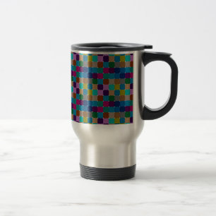 Mug De Voyage Motif en mosaïque colorée