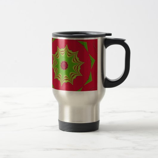 Mug De Voyage motif ethnique d'Afrique rouge (Droit)