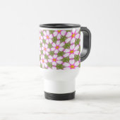 Mug De Voyage Motif Fleurs Cosmos (Devant droit)