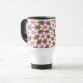 Mug De Voyage Motif Fleurs Cosmos (Devant gauche)