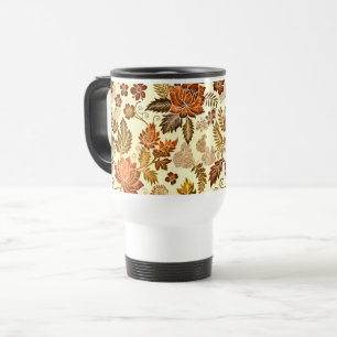 Mug De Voyage Motif floral Heritage Copper Warm Gold