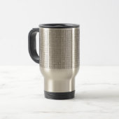 Mug De Voyage Motif géométrique Bauhaus moderne (Devant gauche)