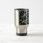 Mug De Voyage Motif géométrique Gras noir et blanc Spider Web (Centre)
