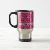 Mug De Voyage Motif humide rose chaud (Gauche)