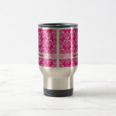 Mug De Voyage Motif humide rose chaud (Centre)