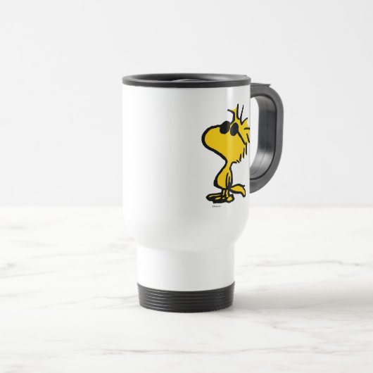 Mug De Voyage Motif Lunettes de soleil Cool Woodstock (Devant droit)