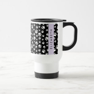 Mug De Voyage Motif mâle, Patrouilles de chien, Noir et Blanc, V