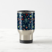 Mug De Voyage Motif mignon de vie marine de l'océan (Centre)