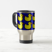 Mug De Voyage Motif mignon en caoutchouc jaune lumineux mignon (Devant gauche)