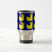 Mug De Voyage Motif mignon en caoutchouc jaune lumineux mignon (Centre)