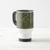 Mug De Voyage Motif naturel de bambou vert (Devant gauche)
