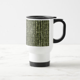 Mug De Voyage Motif naturel de bambou vert