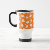 Mug De Voyage Motif Orange Ghost Doodle (Gauche)
