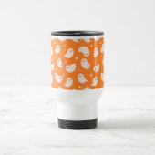 Mug De Voyage Motif Orange Ghost Doodle (Centre)