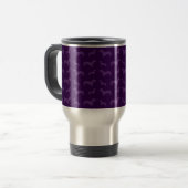 Mug De Voyage Motif pourpre mignon de teckel (Devant gauche)