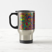 Mug De Voyage Motif psychédélique d'huile d'arc-en-ciel (Gauche)