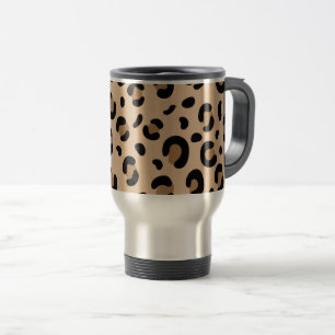 Mug De Voyage Motif rayé de tigre gras – Conception d'impression